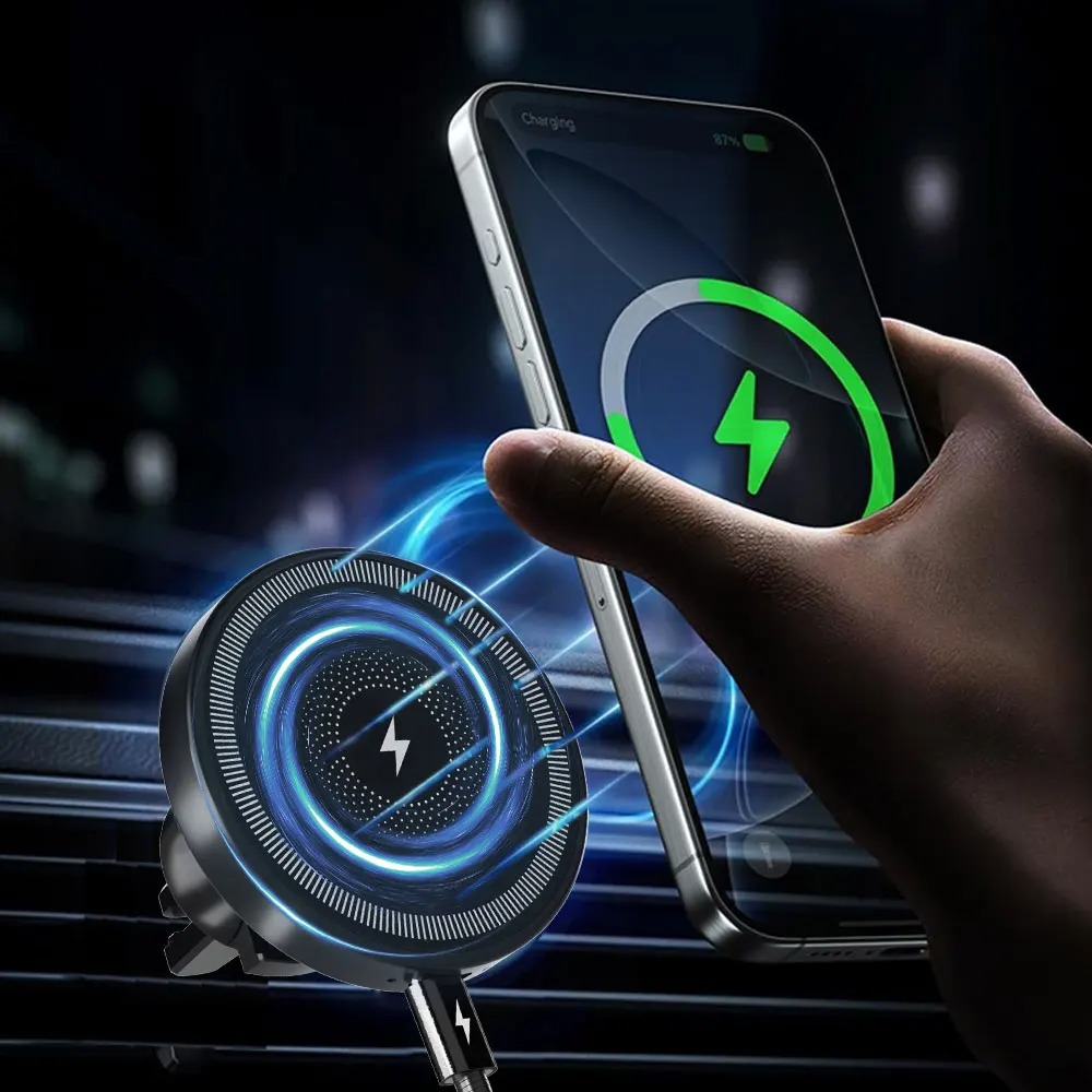 Magnetic Wireless Car Charger  - Magnetic Phone Holder For Car Vent recension och pris