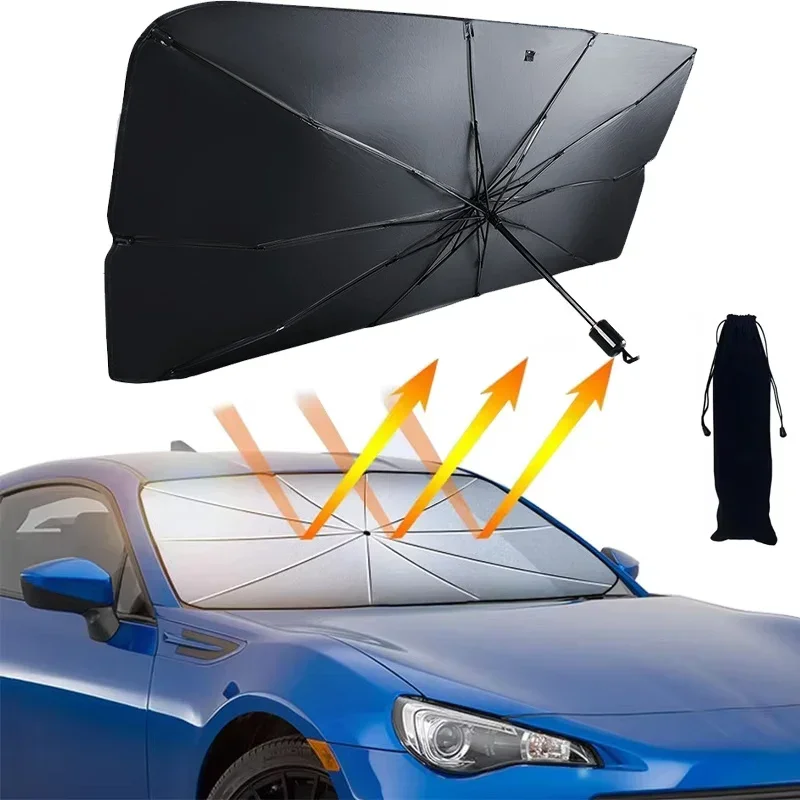 Car Windshield Sunshade Foldab - Car Sunshade Windshield Umbrella Foldable recension och pris