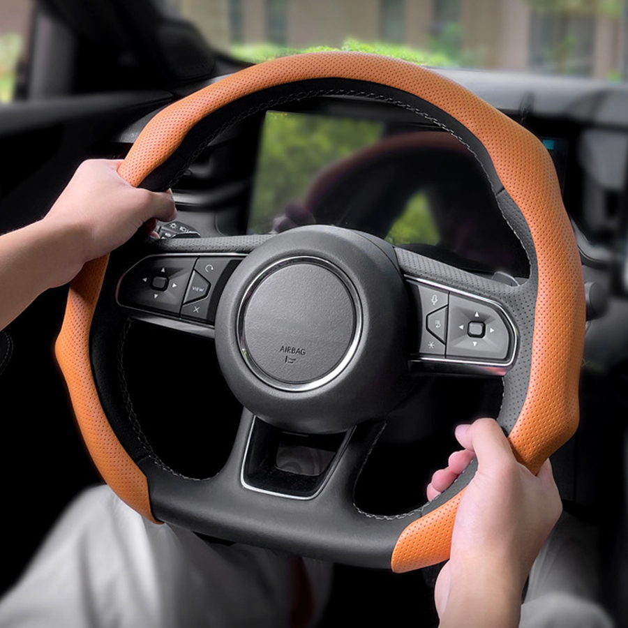 NAPPA Leather Universal Car St - Car Steering Wheel Cover Anti Slip Breathable recension och pris