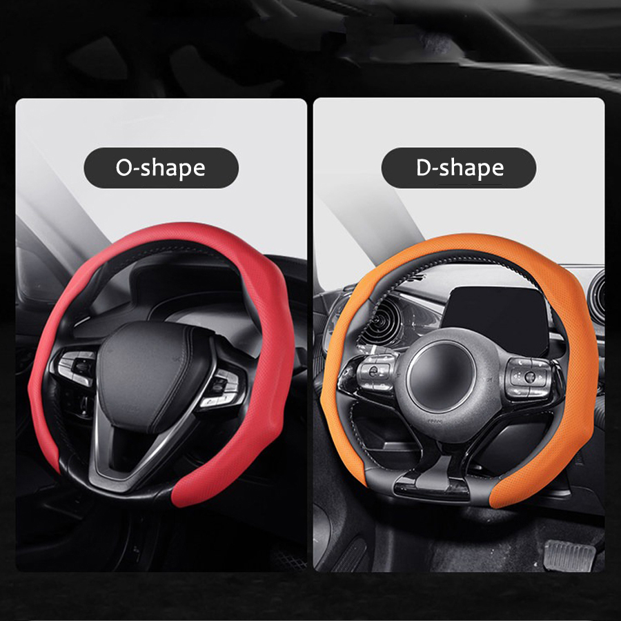 NAPPA Leather Universal Car St - Car Steering Wheel Cover Anti Slip Breathable recension och pris