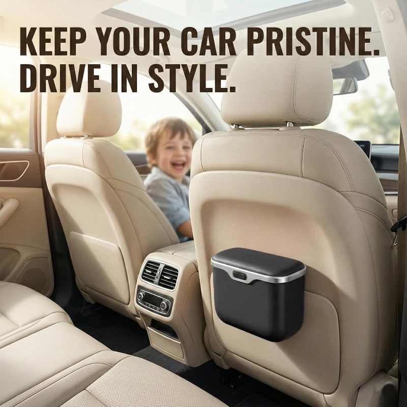 Car Trash Can with Lid  Leakpr - Waterproof Car Trash Can With Lid recension och pris
