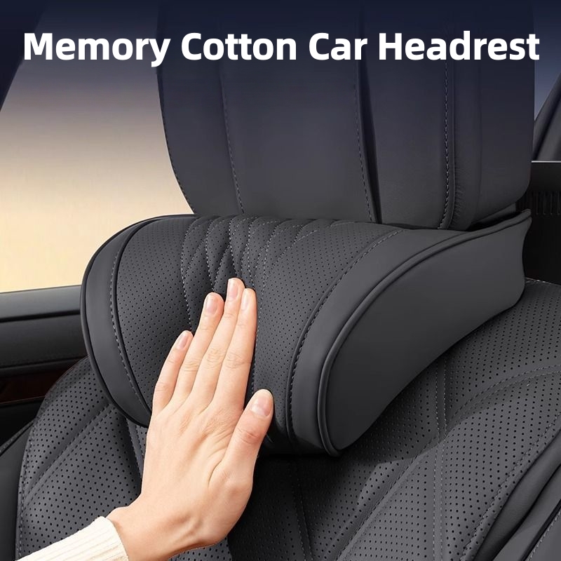 Luxurious Memory Foam Car Head - Memory Foam Car Neck Pillow Lumbar Support recension och pris