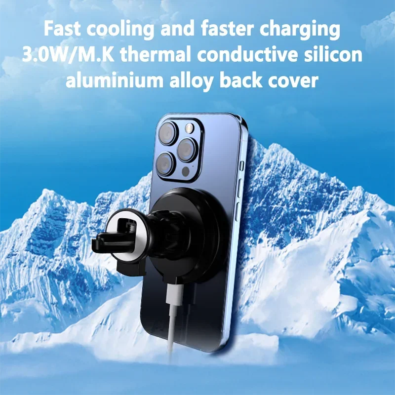 Car Air Outlet Wireless Charge - Magnetic Phone Holder For Car Vent recension och pris