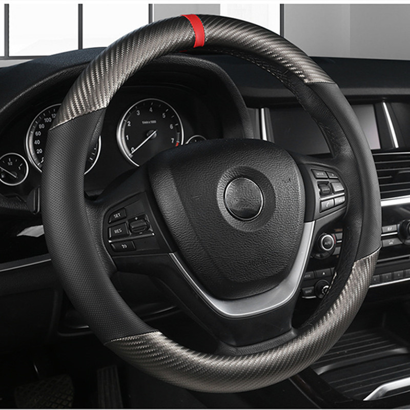 Fashion Universal Car Steering - Car Steering Wheel Cover Anti Slip Breathable recension och pris