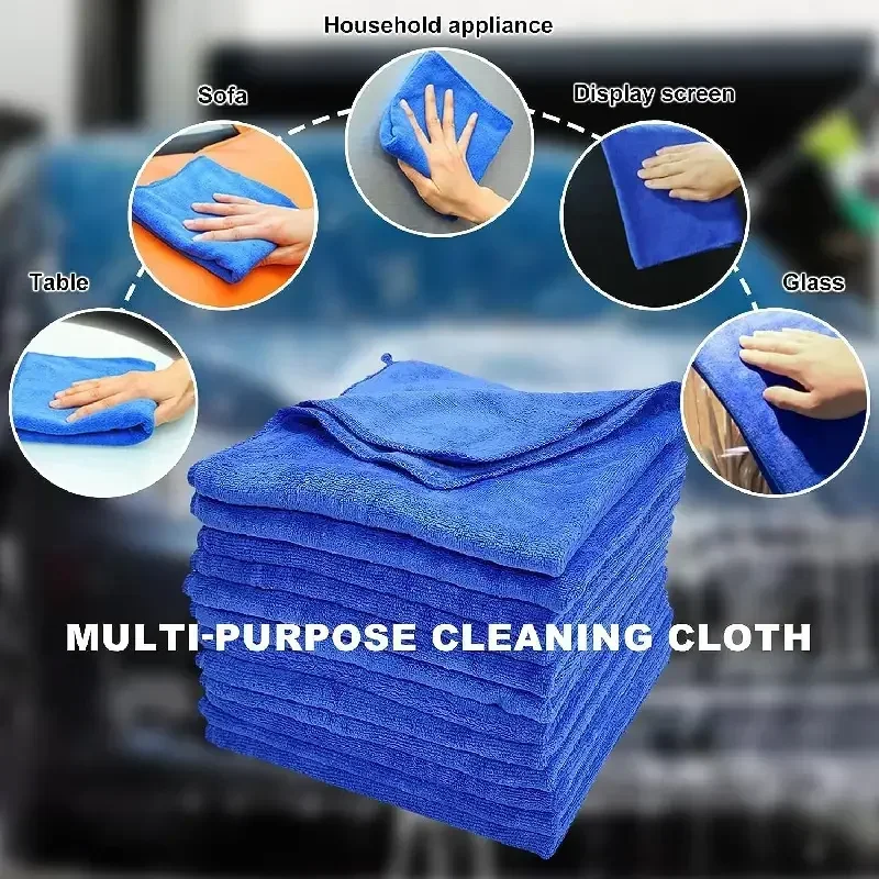 Microfiber Cleaning Cloths Lin - Microfiber Car Drying Towel Super Absorbent recension och pris